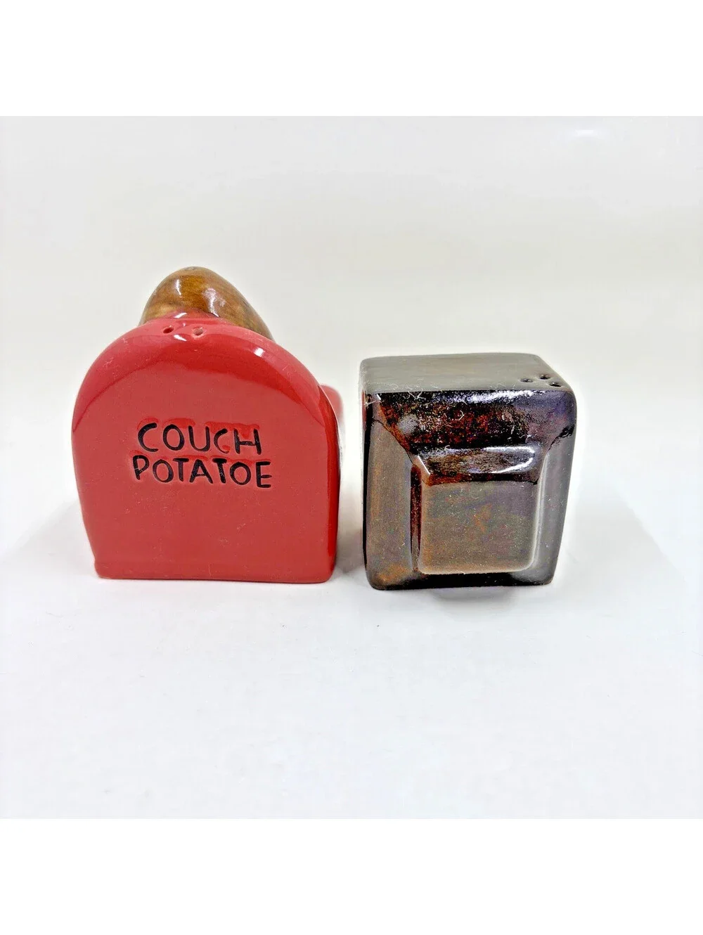 OCI Couch Potato “Veg Out!” Salt & Pepper Shaker Set – Potato in Recliner